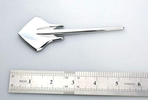 Miniatura 2 de Par de emblemas de guardabarros C2 C3 y 2014-2019 C7 Corvette Stingray Stingray Sting Ray Placa de identificación 3D compatible con Corvette