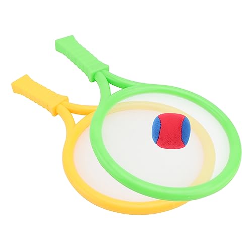 NAMOARLY 1Par Raquetas De Tenis para Playa y Incluye Raquetas De Plástico De Doble Colores para Actividades
