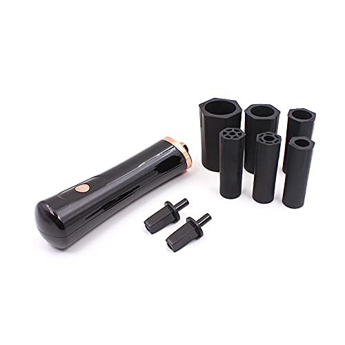 Electric Eyelash Glue Shaker ,Automatic Eyelash Glue Mixer Portable Evenly Liquid Mixer Nail Gel Polish Shaker ,Tattoo Ink Pigment Liquid Shaking Machine with 2pcs Connector 6pcs Glue Cover Die