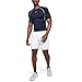 Under Armour Men's UA HeatGear Armour Short Sleeve Compression Shirt LG Navy