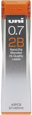 strength & Deep & smooth -Uni-ball Extra Fine Diamond Infused Pencil Leads, 0.7 Mm-2b-[nano Dia]40 Leads X 3 Pack/total 120 Leads