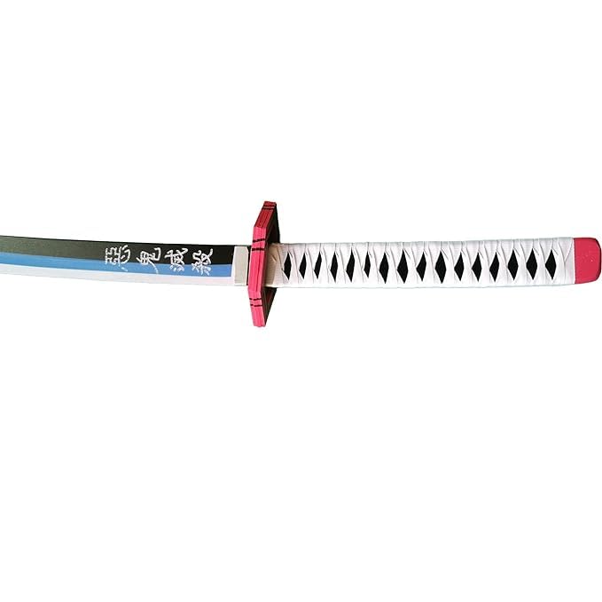 UMANI® Anime Cosplay Samurai Sword 41 Inch Decorative Collectible Sword Various Styles Available(Wooden) (1010-GIYUUU-New)