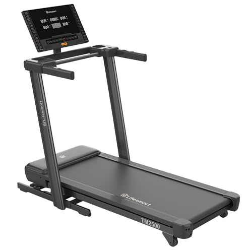 Image of Lifesmart PowerTouch Folding Treadmill for Home | Brushless Motor, 10% Incline & -3% Decline, Auto Folding, 14 MPH, Heavy Duty Treadmill