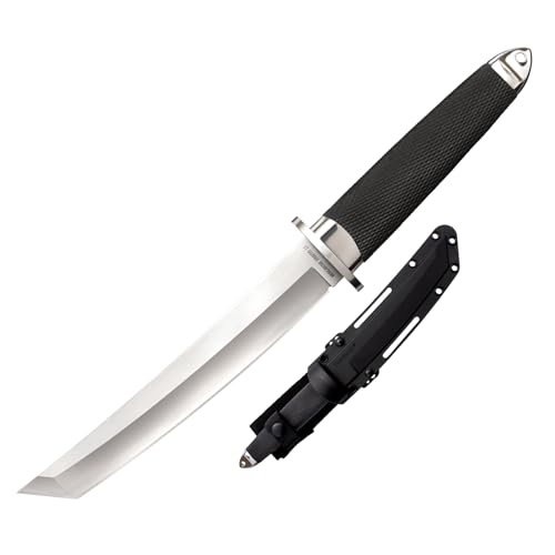 Cold Steel Magnum Tanto 7.5" VG-10 San Mai Razor-Sharp Blade 5.625" Kray-Ex Handle Military Tactical Fixed Blade Knife w/Secure-Ex Sheath
