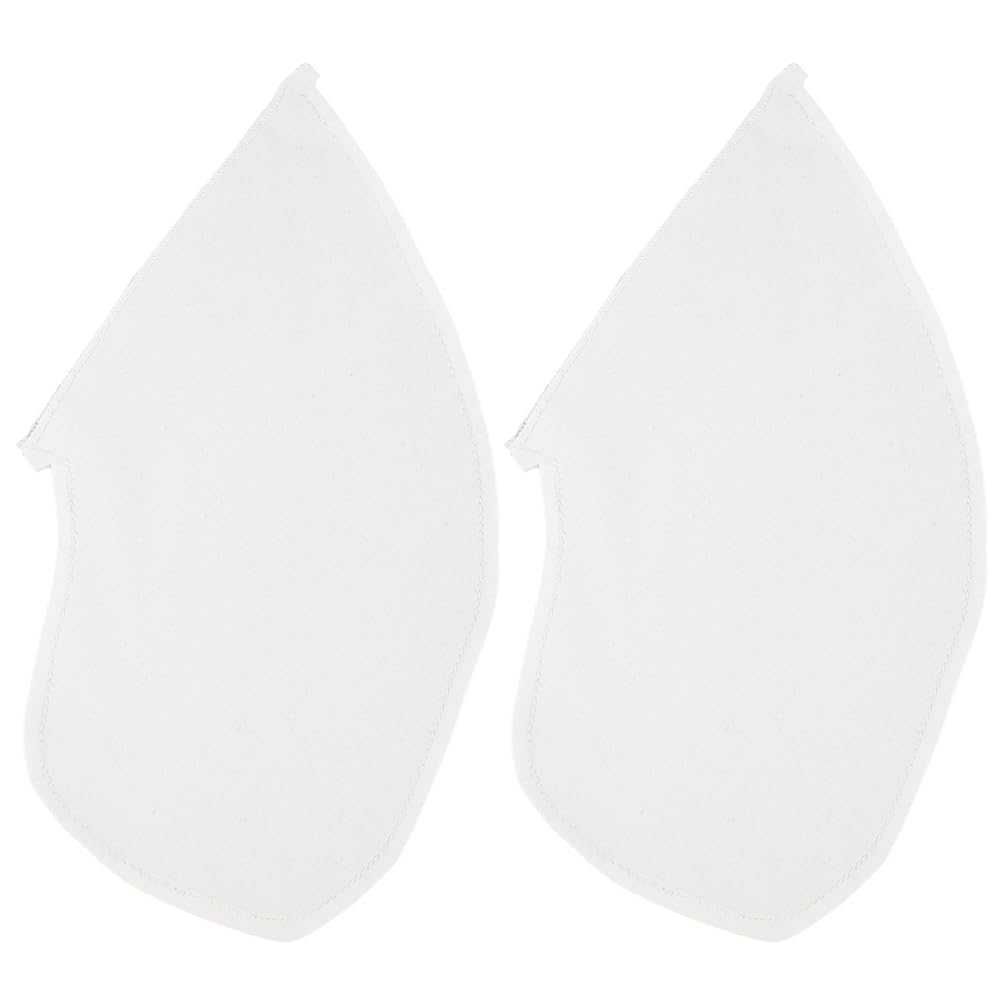 BENECREAT 2Pcs White Sew-in Side Pocket, DIY Clothing Inner Pockets, Travel Security Pocket Hidden Wallet for Dress, Shirt, Jacket, Hoodies, Coat, Sweatshirts