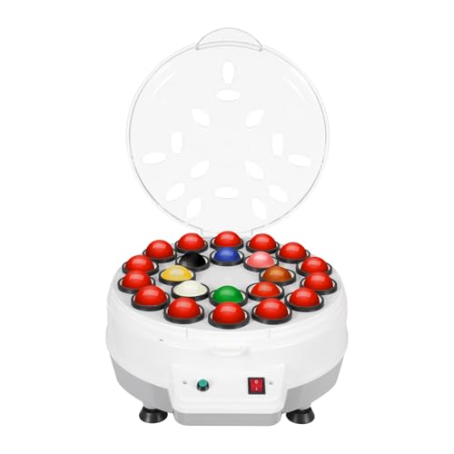 Billiard Ball Cleaning Machine, Electric Automatic Snooker Ball Cleaner for 52.5mm 22 Balls Washing and Polishing(Snooker Ball Cleaning Only)