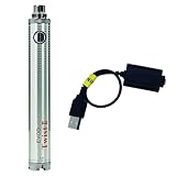Batterie compatible avec les clearomiseur de type Aspire ET-s, ce5-S, T2, T3s, etc. Exactement comme la Vapros Spinner