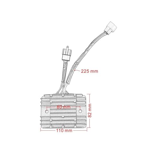 Regulador rectificador compatible con D1198 R SP y 1098S componente eléctrico de repuesto 2