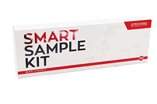 Gtechniq Auto Smart Sample Car Care Kit, 10-Piece Car Wash Kit for Car Detailing, Cleaning and Washing, 1.7 fl oz (50ml) Bottles in a Presentation Gift Box