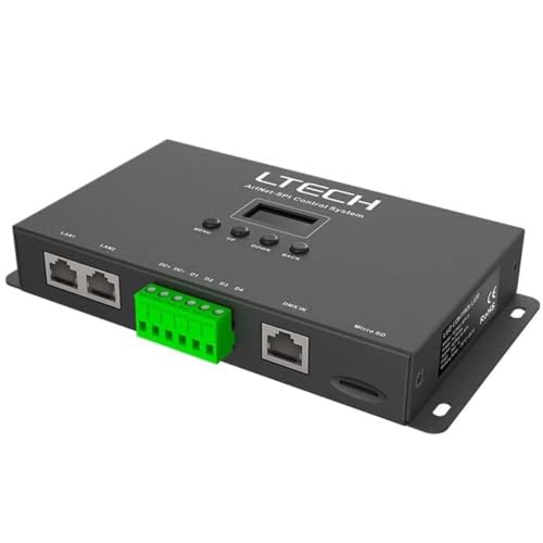 LTech Artnet-SPI-8 ArtNet DMX to SPI Converter LED Pixel Controller, 1360 Pixels - 8 Universe