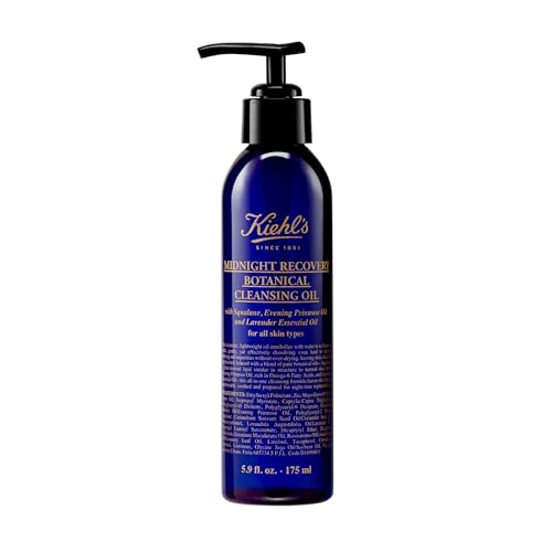 KIEHLS Midnight Recovery Botanical Cleansing Oil 175 ml aromatisches Pflege-Öl zur Regenerierung der Haut über Nacht bei trockener empfindlicher öliger Haut