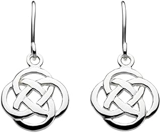 Heritage Sterling Silver Celtic Knot Drop Earrings