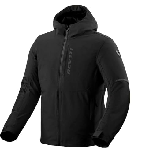 REV'IT! Revit Traffic 2 H2O Veste textile de moto imperméable, noir, M