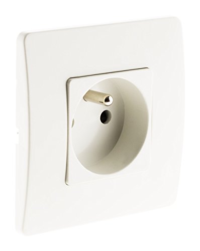 Zenitech - Prise 2P+T 16A Blanc - Venus