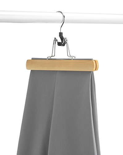 Whitmor Grade A Natural Wood Slack Hangers (Set Of 5) #TOP1