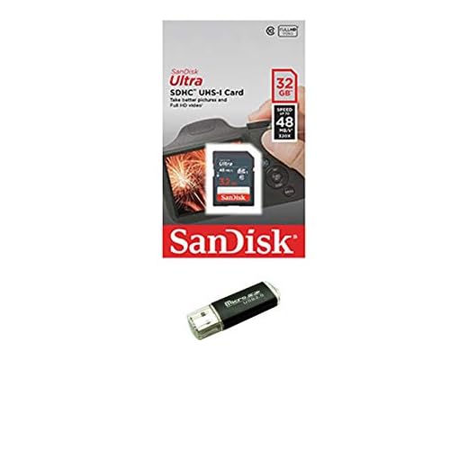 Sandisk 32GB SD SDHC Flash Memory Card for Nintendo 3DS N3DS DS DSI & Wii Media Kit, Nikon SLR Coolpix Camera, Kodak Easyshare, Canon Powershot, Canon EOS, Comes with Bonus SD/TF USB Card Reader