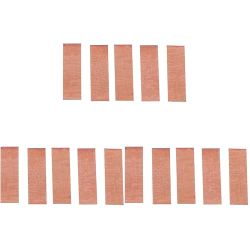 Abaodam 15 Pcs Cucurbit Reed Professional Tuning Reed Tuning Cucurbit Flute Reed Cucurbit Flute Tuning Tool Hulusi Gourd Cucurbit Flute Reeds Brass Advanced Instrument Supplies