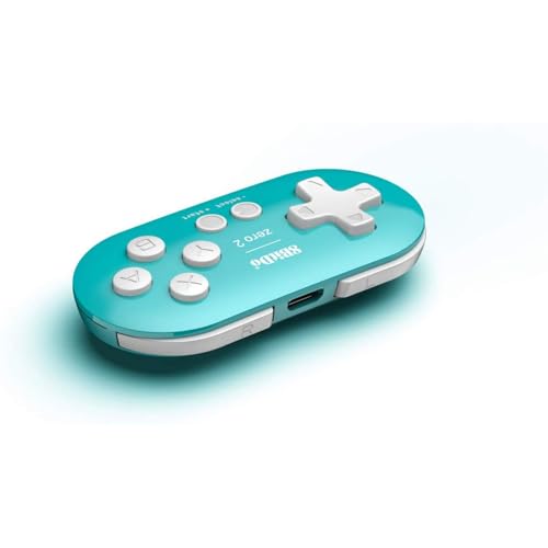 8Bitdo Zero 2 Bluetooth Gamepad For Switchpcmacosandroid (Turquoise Edition) [ 8Bitdo Zero 2 Bluetooth Gamepad For Switchpcmacosandroid (Turquoise Edition) [
