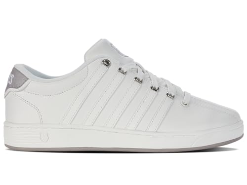 K-Swiss Women's Court Pro II CMF Sneaker, Brilliant White/Ashes of Roses, 8 M