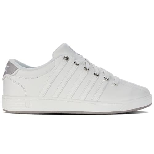 K-Swiss Women's Court Pro II CMF Sneaker 6 Brilliant White/Ashes of Roses