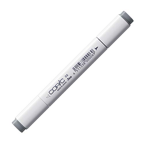 Copic Marker with Replaceable Nib, C5-Copic, Cool Gray
