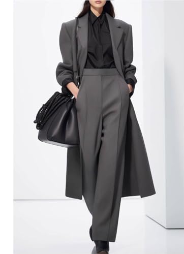 Women's Suit Two Pieces Long Jacket and Pants for Formal Party Tuxedos2