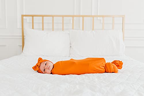Image of Copper Pearl Swaddle Blankets for Newborns | Soft Stretchy Receiving Blankets for Boys and Girls | Large 46 x 46 Inch Baby Blankets | Lightweight and Breathable Swaddles | Blaze