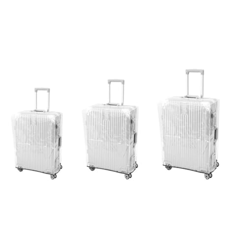 Housse valise plastique transparent : Fini les rayures sur vos bagages 20/24/28 pouces