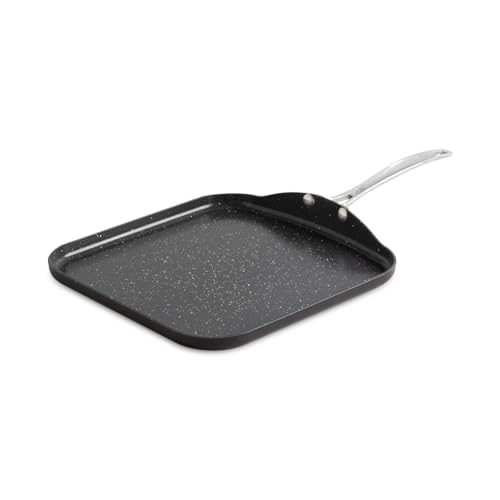 Nordic Ware Basalt Square Griddle, 11 Inch, Ceramic Nonstick