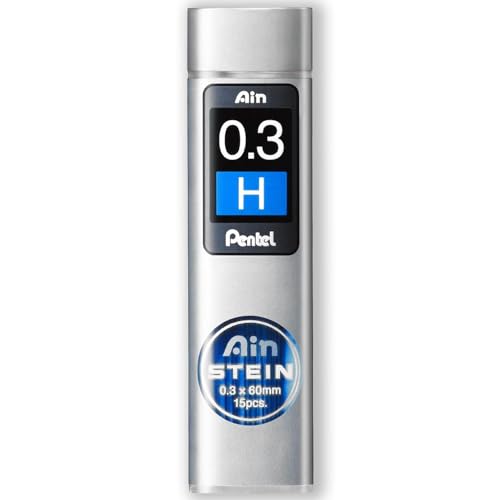 Pentel Ain Stein Mechanical Refill Leads - for Automatic/Mechanical Pencils - in Pentel Pillow Packaging (0.3mm H, Pack of 3) - Image 2