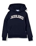 Kaputzenpullover Jack & Jones Junior Jungen JJCROSSING Sweat Hood JR Kapuzenpullover, Navy Blazer, 176