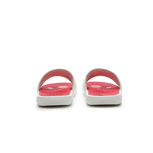 PUMA PUMA Cool Cat Sandal, Leap White-High Risk Red-Ocean Dive, 7 US Unisex Big Kid