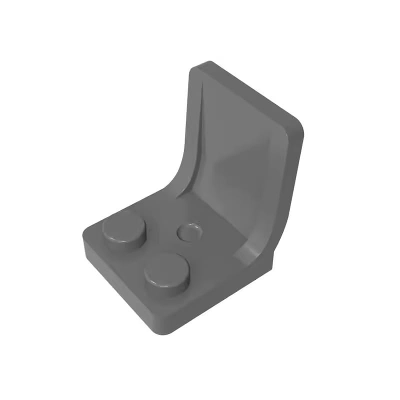 4079 Seat/Chair 2X2 50 Pieces High-Precision MOC Building Bricks Replacement Parts Compatible with Lego bricks GDS-1308 Dark Bluish Gray — image 1