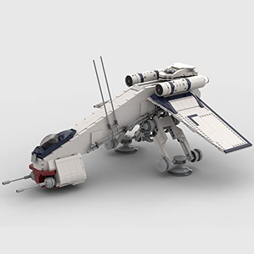 Likecom Technik Raumschiff Bausteine, at-TE und Militärischer Transportroboter, Entworfen und lizenziert von… – Bild 7