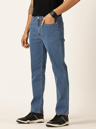 Image of Thomas Scott Men's Regular Fit Mid Rise Mid-Rise Stretchable Jeans