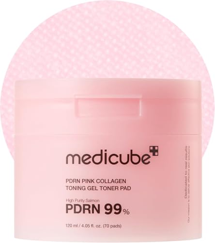 medicube Toner Pads Salmon DNA PDRN Pink Collagen Jelly Pad