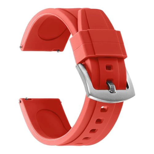 [LYBELIRH] 20mm 22mm VR VX|[ct@bVxg s[X FKM EHb`Xgbv o[EHb`oh Xgoh ZCR[Ή IKΉ JVIΉ(Red,22mm)