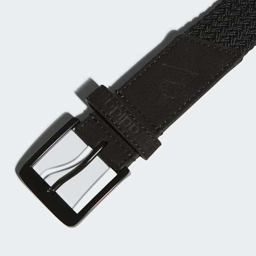 adidas Men's BRAIDED STRETCH BELT, black, S-M