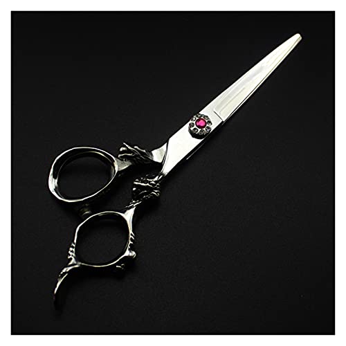 Ciseaux à cheveux fins et amincissement de 6 pouces style coiffeur