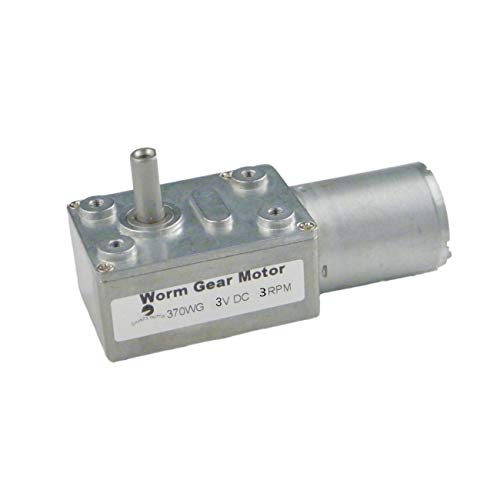 CHANCS 370WG 3V DC 3RPM DC Worm Gear Motor Torque 10Kg.cm for Range Hood Nesting Machine Smart Equipment