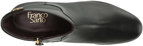 Franco Sarto Womens Jessica Low Heel Ankle Booties Black Leather 9 M | Image 4
