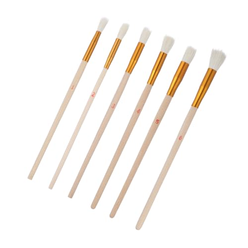 lurrose 6個 授粉用花粉ブラシ 野菜 果物用受粉ツール 自然農法対応 省力化可能な園芸用品