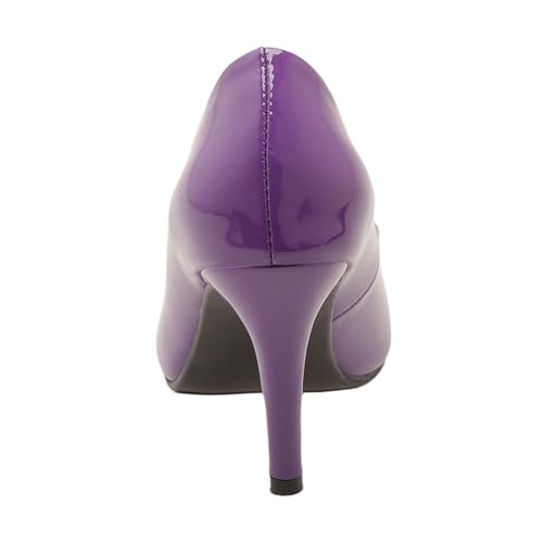 Stiletto Heels Womens Pointed Toe Classic Patent Pumps3