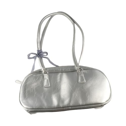 Large Capacity PU Leather Shoulder Bag, Vintage Single Shoulder Underarm Bag Clutch Purses Crossbody Bags