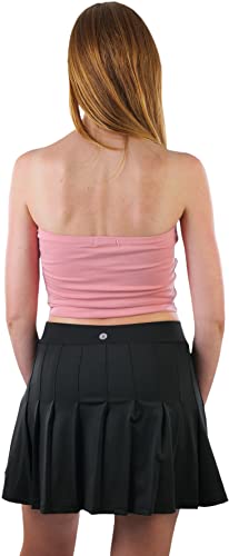 Image of ToBeInStyle Women's Cotton-Spandex Blend Stretchy Tube Top