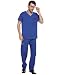 Abollria Uniformes Unisex en 80% Algodón para Enfermera Médica y Trabajadores de...