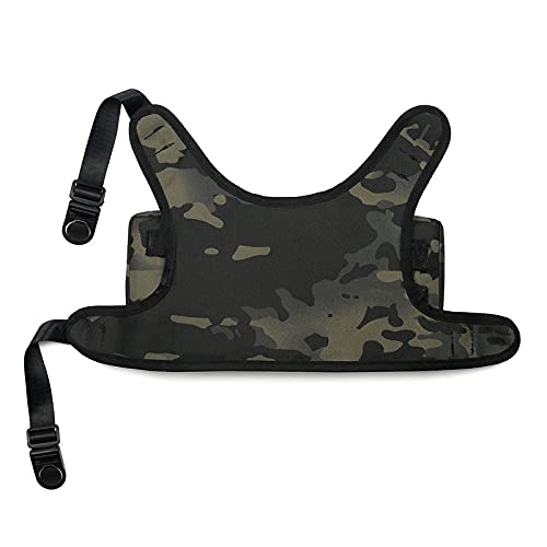 NC Hunde-Satteltaschen, strapazierfähige Hundegeschirr-Rucksack mit reflektierendem Band, für Reisen, Camping, Wandern, mittelgroße und große Hunde (M, Camouflage)