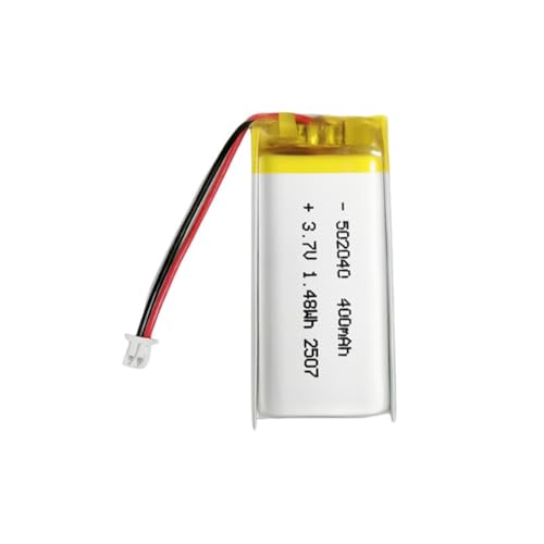 Acumulador Li-Po 502040 de 400 mAh y 3,7V con terminal de conexión rápida 1,25