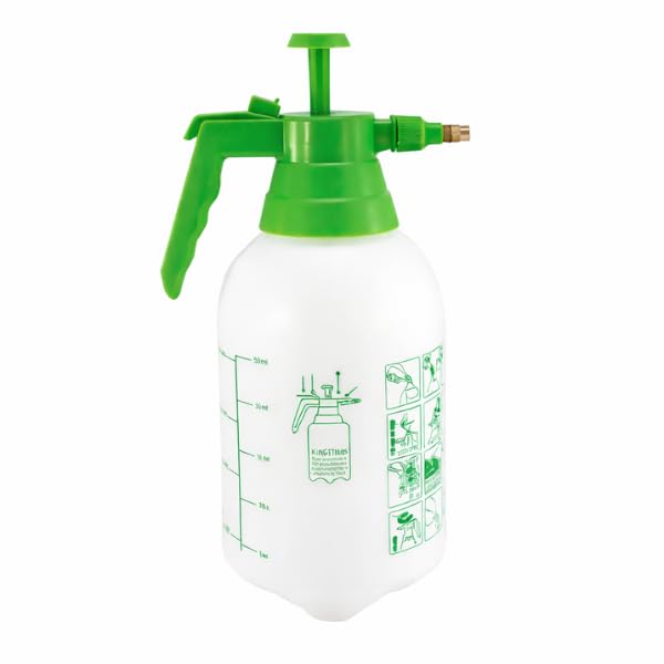 Garden Mile 1.5L Hand Pressure Sprayer – Pump Action Garden Spray Bottle for Watering Plants, Weed Killer, Pesticides & Cleaning – Multi Purpose Garden Sprayer