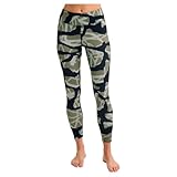 Age: Adulte Burton - Pantalon Midweight Base Layer Camo Femme - Femme - Taille l - Vert